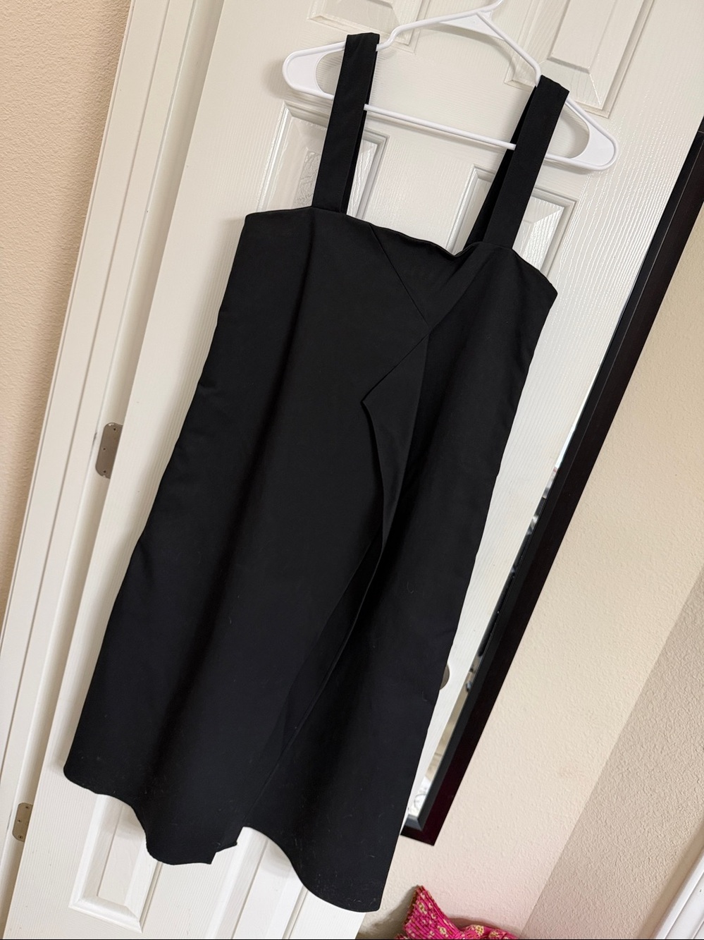 Phillip Lim Structured Cotton Midi Black Dress. Size Small . NEW with Tags
